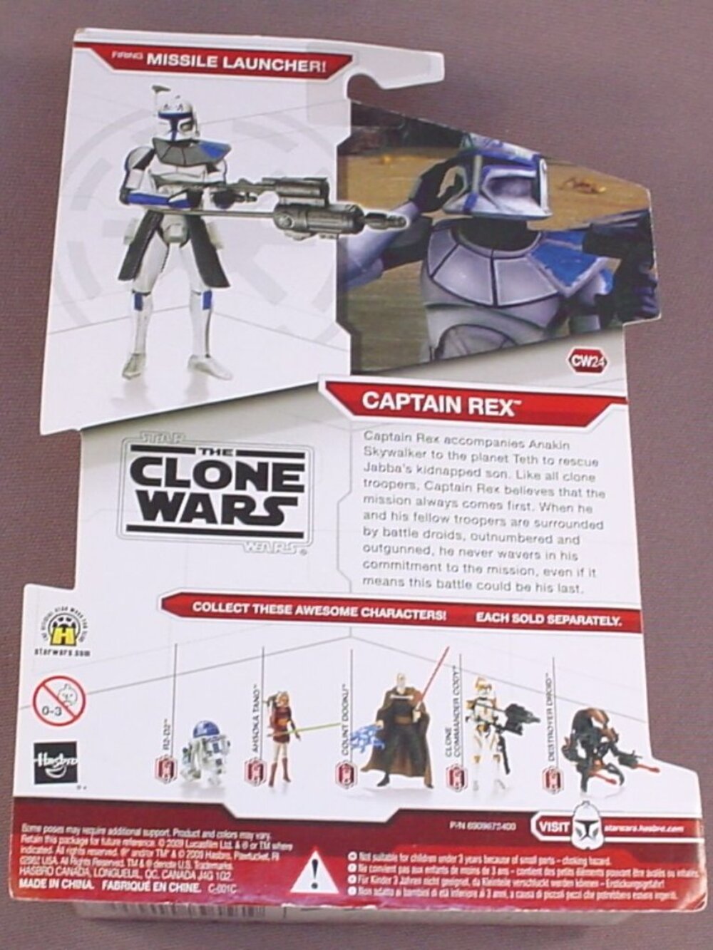 Star Wars The Clone Wars Captain Rex Action Figure, The Original Sealed Package - Picture 5 of 7